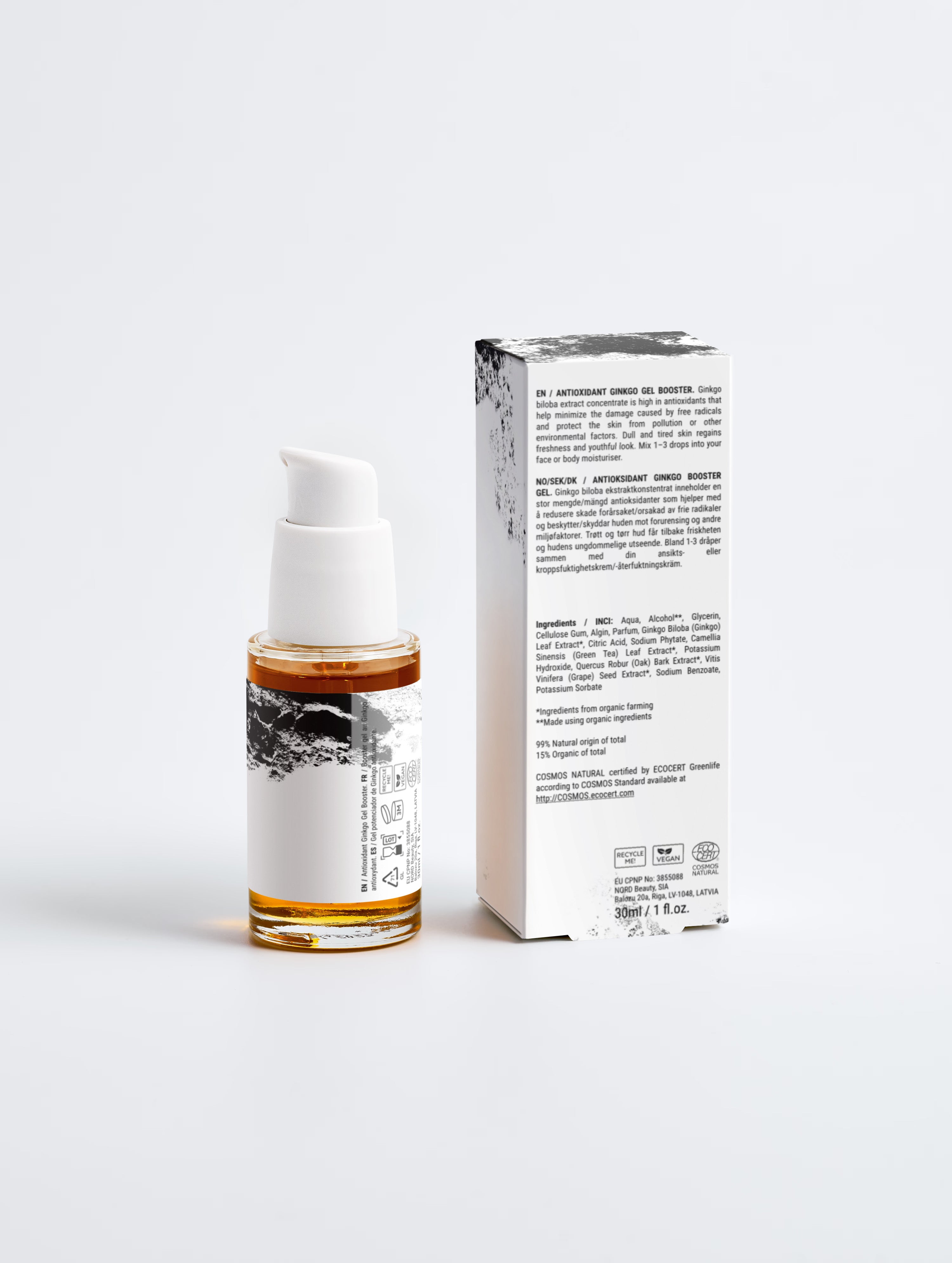 Antioxidant Ginkgo Gel Booster