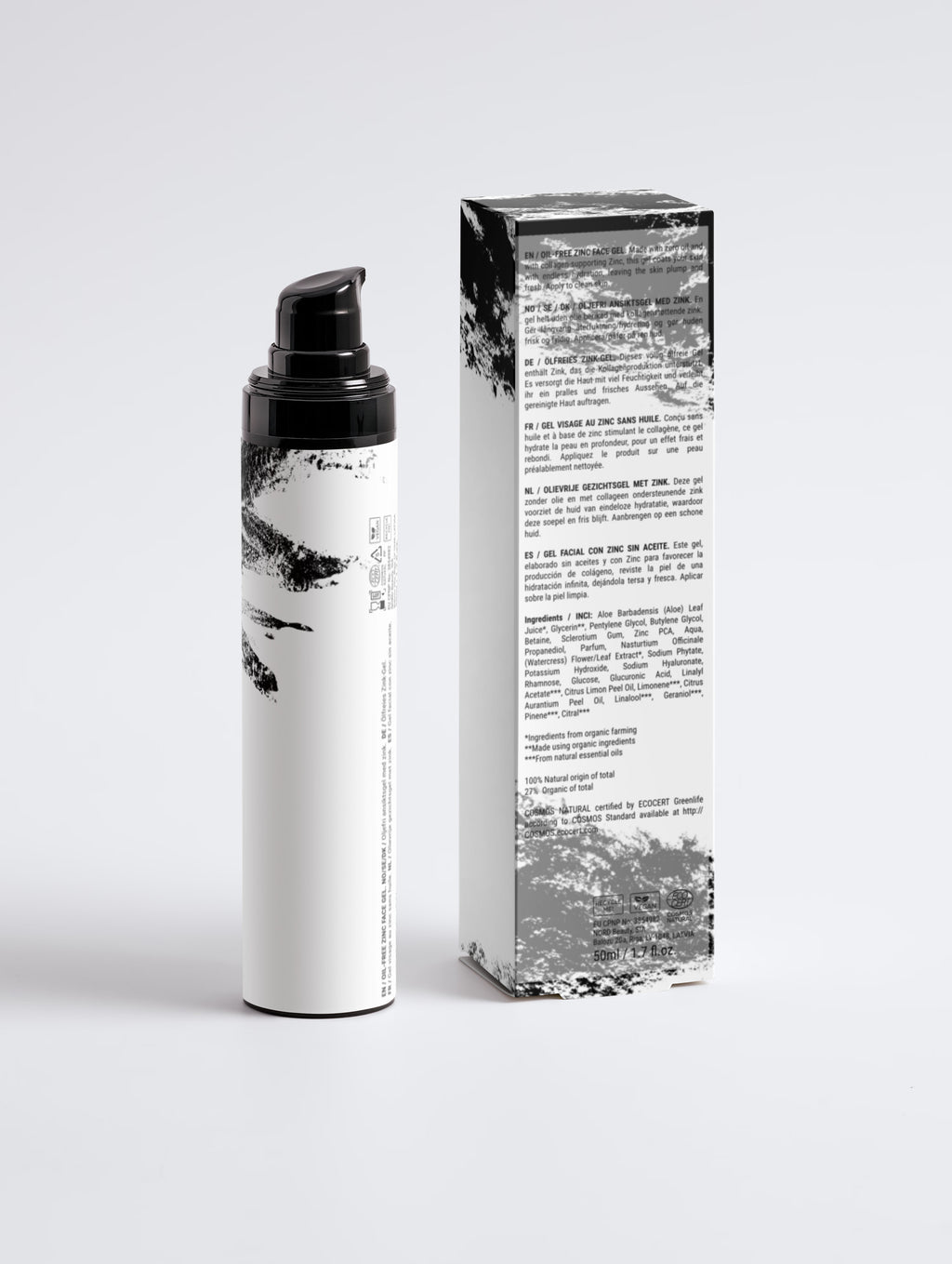 Oil-Free Zinc Face Gel for Men