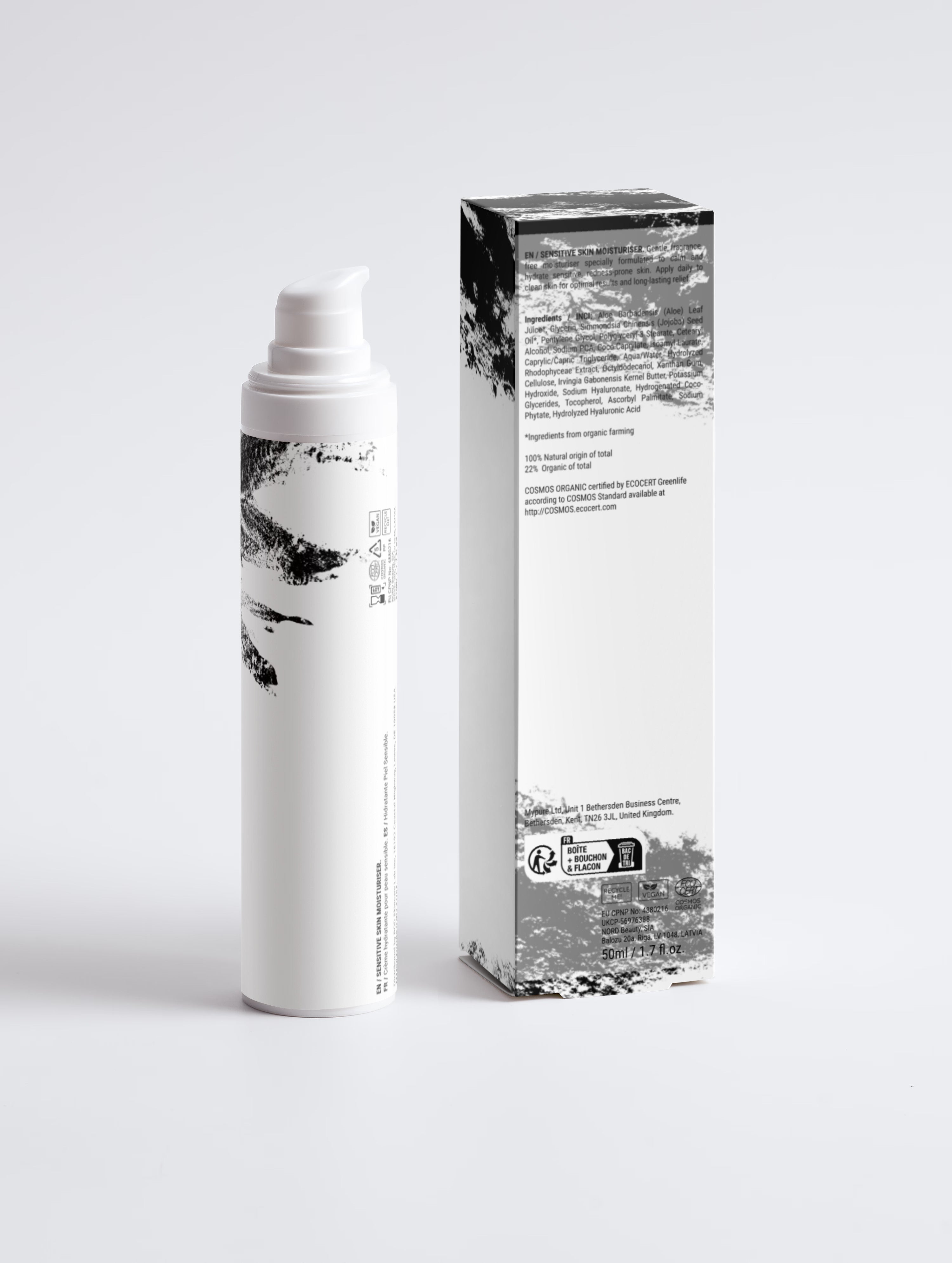 Sensitive Skin Moisturiser, Fragrance Free